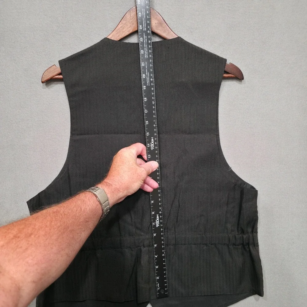Bill Blass‎ Signature Gray Tuxedo Vest Size Medium